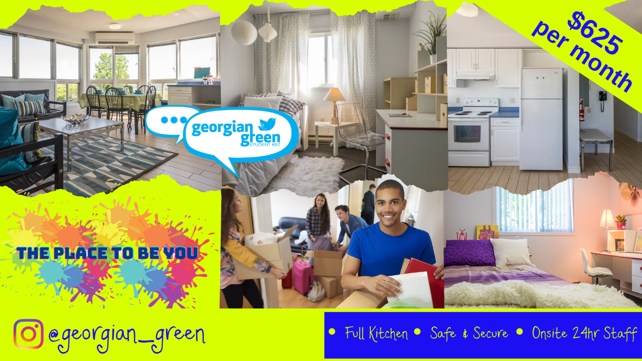 Green Student Residence Affordably priced student housing in Barrie near