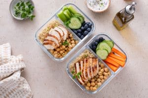 High protein healthy lunch meal prep i
