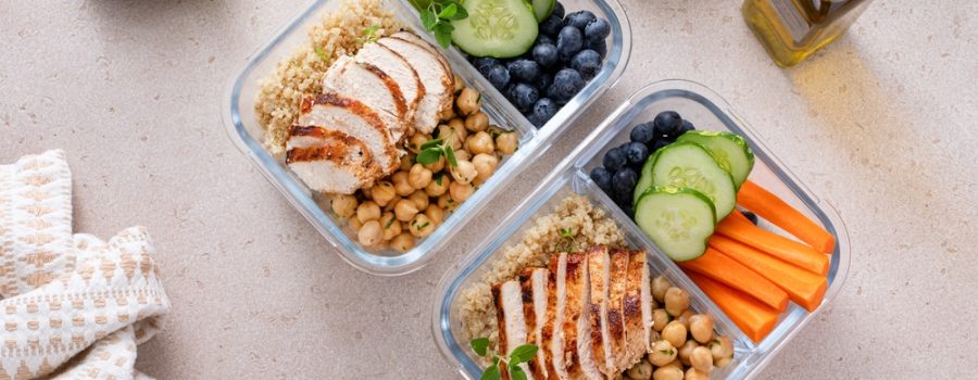 High protein healthy lunch meal prep i