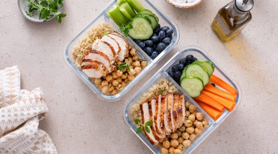 High protein healthy lunch meal prep i